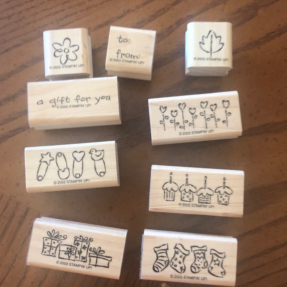 Stampin Up Tag A Longs stamp set of 9